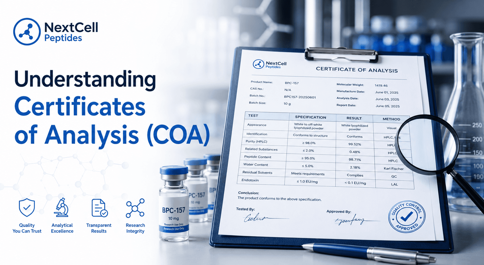 What Is a Certificate of Analysis (COA)? Everything Research Peptide Buyers Should Know