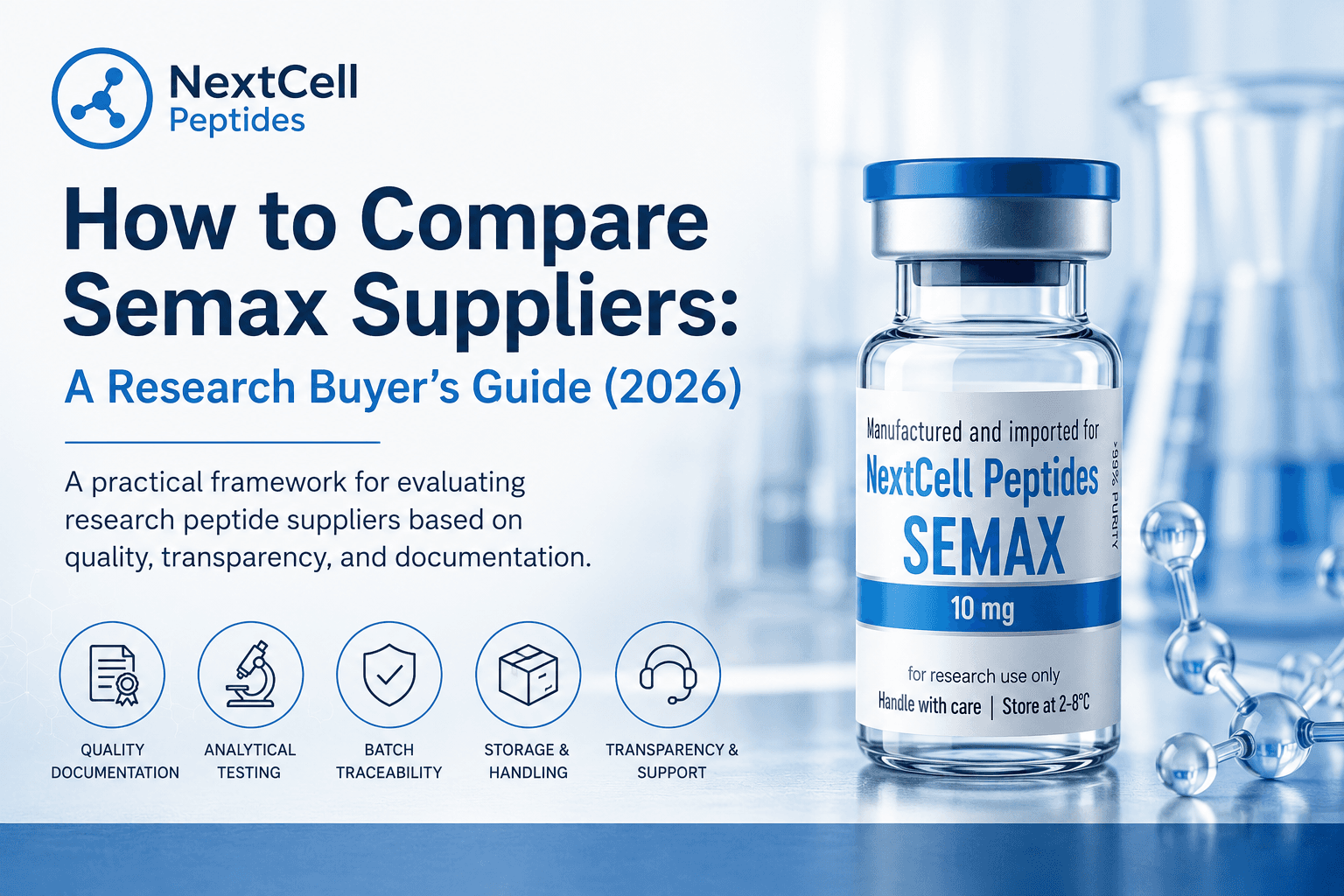 How to Compare Semax Suppliers: A Research Buyer's Guide (2026)